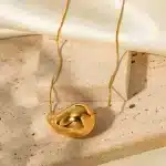 گردنبند قطره روکش طلا ماریس