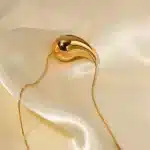 گردنبند قطره طلایی