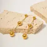 گوشواره توپی بلند