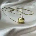 گردنبند بلند منظومه روکش طلا