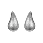 گوشواره اشکی نقره ای