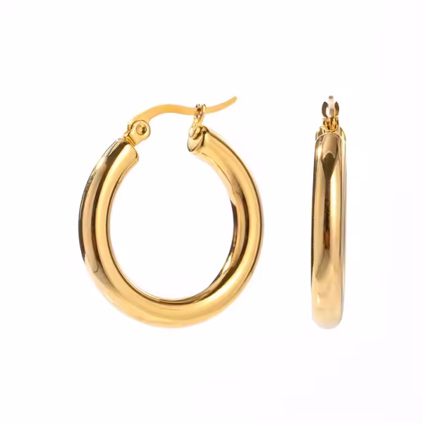خرید گوشواره حلقه‌ای براق