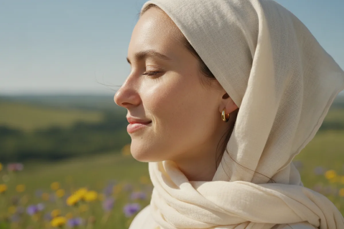 گوشواره هاگی کوچک با شال